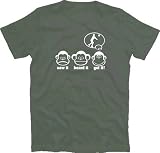 DIE DREI AFFEN - SAW IT - HEARD IT - GOT IT! - VOLLEYBALL BEACH VOLLEY BALL T-Shirt Olive XL