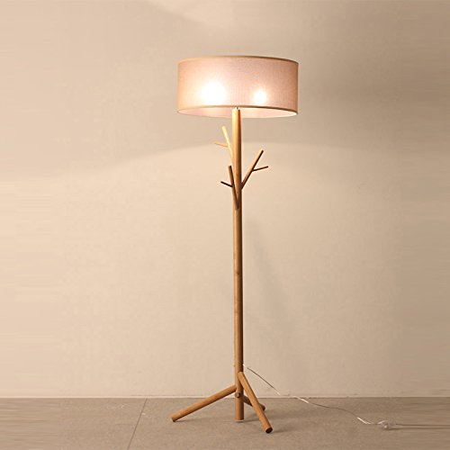 OAKLIGHTING Modern Tree Branch Wood Floor Lamps Lights Wooden Coat Rack