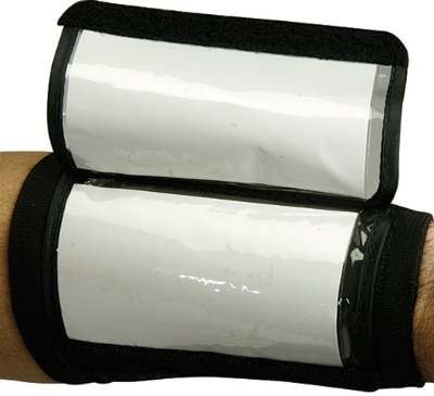 Football Quarterback Wrist-Coach Stores Plays White Football Quarterback Wrist-Coach Stores Plays White