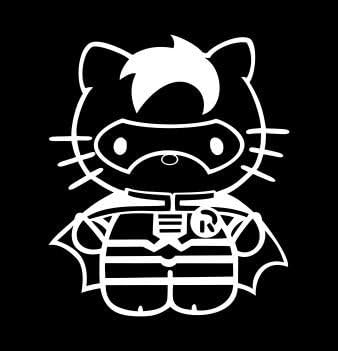 Hello Kitty Robin From Batman Vinyl Sticker Decal