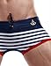 SEOBEAN Mens Low Rise Sexy Swimwear Boxer Brief Trunks 2241