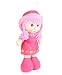 Tickles Pink Gorgeous Smiling Cap Doll Stuffed Soft Plush Toy Love Girl 35 cm AT-DL050 RS.499.00