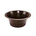 Premier Copper Products BR16DB2 16-Inch Universal Round Hammered Copper Bar Sink with 2-Inch Drain Size, Oil Rubbed Bronze