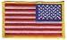 Reverse American Flag Emblem