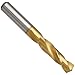 YG-1 DN515 High Speed Steel Screw Machine Drill Bit, TiN Finish, Straight Shank, Parabolic Spiral, 130 Degree, #2 Size, 2-7/16" Length (Pack of 1)