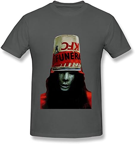 YXY Men's Buckethead Brian Carroll T-shirt Size XXL DeepHeather Short Sleeve
