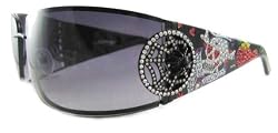ED HARDY EHS 039 color BLACK Sunglasses