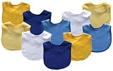 Luvable Friends 10-Pack Feeder Bibs - Boy
