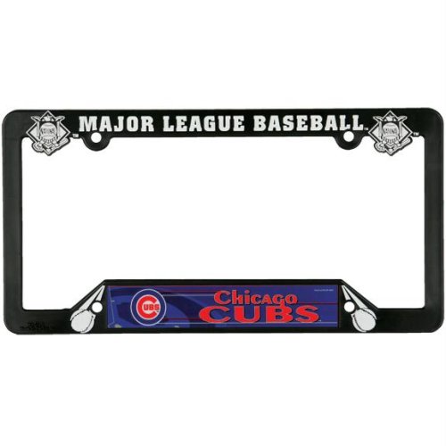 Chicago Cubs - Logo & Name License Plate Frame MLB Pro Baseball