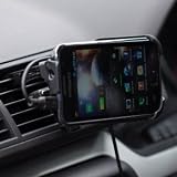 ULTIMATEADDONS Swivel Air Vent Car Kit Mount for Samsung Galaxy S + Free Car charger with 2 metre Long straight cable