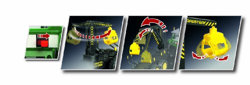 Imagen 4 de Dickie-Spielzeug 201119364 Forester - Pala cargadora con transportador de troncos por control remoto de 3 canales, 27 + 40 MHz, 60 cm [Importado de Alemania]