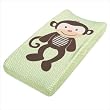 Summer Infant Plush Pals Changing Pad Cover, Green/Brown