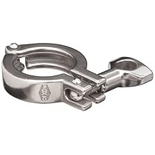 Dixon 13MHHM Series Stainless Steel 304 Single Pin Heavy Duty Clamp with Cross Hole Wing Nut