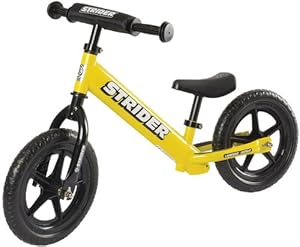 Strider ST-4 No-Pedal Balance Bike, Yellow, One Size