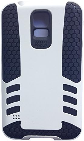 S5 Case, Galaxy S5 Case,TemlTech 2 in 1 Dual Layer Hybrid Rocket sets Hybrid High Impact PC and Soft Protective Case TPU Case Cover for Samsung Galaxy S5 i9600 Case (White + Black)