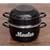 Black Enamelled 18cm Mussel Pot