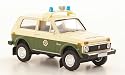 Lada Niva, Volkspolizei (DDR), Modellauto, Fertigmodell, Brekina 1:87