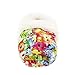 Shopkins Kids Girls Moccasin Slippers with Faux Fur Lining (13-1 M US Little Kid)