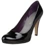 Franco Sarto Women's Napoli Platform Pump,Black Patent,6.5 M US