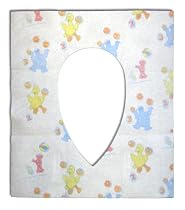 Sesame Street Potty Topper Disposable Stick-in-Place Toilet Seat Covers - 10 Count