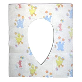 Sesame Street Potty Topper Disposable Stick-in-Place Toilet Seat Covers - 40 Count