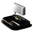 Hub-To-Go Base and Travel USB Hub, 7 Ports, Black/Silver