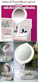 Home & Travel 9x/1x Magnifying Lighted Cosmetic Mirror
