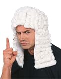 Rubies Legal Historical Costume Judge Barrister White Wig
