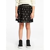 オールドネイビー OLD NAVY/ スターパターンスパークルスカート ブラック ボトムススカート(スコート) L【並行輸入】