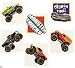 Monster Truck Pack of 12 Temporary Tattoos - Great Party Loot Bag Fillers