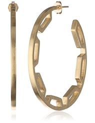Dean Davidson "Vanguard" Gold Gear Hoop Earrings