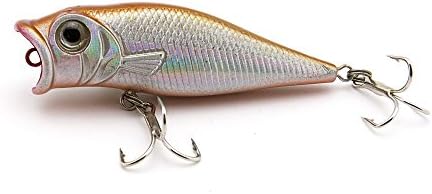 1x Fishing Lures Crankbait Freshwater Saltwater Coarse Sea Crank Salmon illex Jerk truite Baits peche leurres Angelkoder GX-50-20 50mm 5g Popper