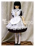 (ミルキーアンジェ) milky ange カフェ メイド シルビー キールロワイヤル ミニ メイド服 SD DD オビツ 60cm BJD用ドレス saleイメージ