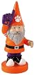 Gnome Flag Stand, Clemson, U Gnome Flag Stand, Clemson, U