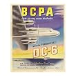 BCPA (DC-6 Plane Vintage Ad) Art Print Poster - 16x20