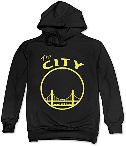 CAILING Men's The City Logo Custom Hoodie Black S
