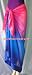 Full Size Pareo: Sheer Pink, Purple and Blue Gradient
