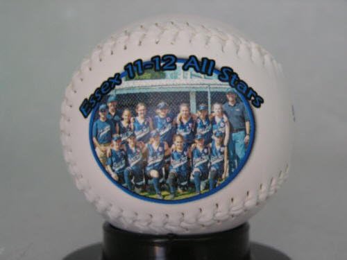 "LA SALLE UNIVERSTY Fans - Customize YOUR Explorers Softball - Create YOUR personal fan ball, we can print your favorite photo, graphic, and text message on our signature balls in FULL color. LSU"