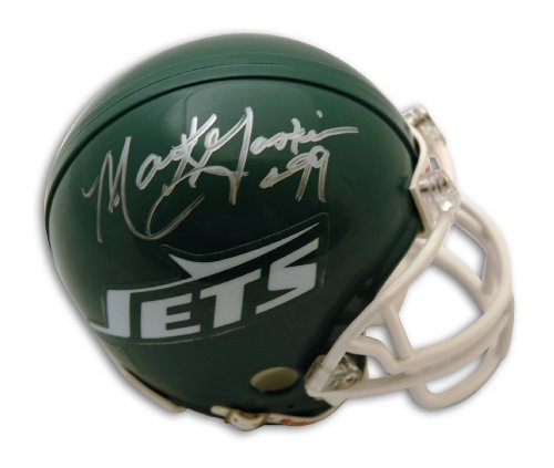 Mark Gastineau New York Jets Throwback Mini Helmet Autographed - Autographed NFL Mini Helmets