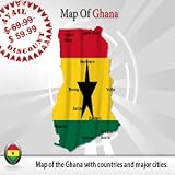 Editable Ghana Powerpoint Map - Ghana Powerpoint Template