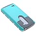 LG Tribute 2 Case,LG C40 Case,LG Leon / LS665/ Destiny L21G / Power L22C / Risio Case,AnnBay High Impact 2in1 Hybrid Dual Layer Armor Heavy Duty Cover Hard Case+Soft TPU Case (Mint/Gray)
