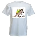 Cotton T-Shirt With kangaroo image