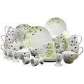 Creatable 187810 Kombiservice Luna Fr�hlingsblume, 50-teilig