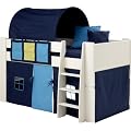 BLUE MIDSLEEPER BED WITH TUNNEL, TENT & POCKET PACKAGE PLUS A PLAY SLIDE FROM CENTURION PINE