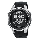 Pulsar Watches Pulsar World Time Alarm Chronograph 100m Water Resistant Mens Watch 