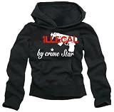 ILLEGAL by crime star HOODIE black