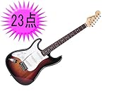エレキギター 初心者 入門 23点セット 【レフトハンド】 Photogenic フォトジェニック ST-250LH SB サンバースト