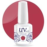 UV-Nails Soak-Off Gel Polish 0.5 OZ Color My All Nighter #213 + Aviva Nail Buffer