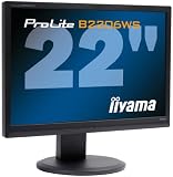 Iiyama Pro Lite B2206WS-1 - LCD display - TFT - 22 - widescreen - 1680 x 1050 - 300 cd/m2 - 10000:1 (dynamic) - 2 ms - 0.282 mm - DVI-D, VGA - speakers - silver