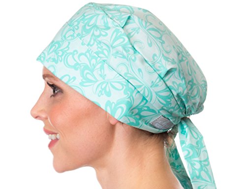 Womens Classic Surgical Scrub Hat, Cap, Many Fabric Choices